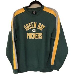 Vintage Reebok Green Bay Packers Crewneck Youth Size 18/20 XL Extra Large